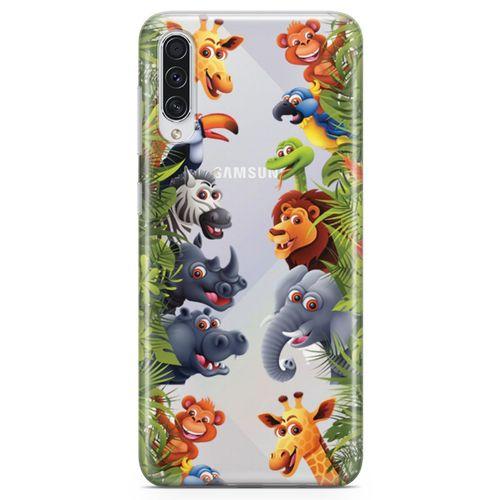 Samsung Galaxy A50s Kılıf Hayvanat Bahçesi 2 Arka Kapak Koruma Desenli Full Koruyucu