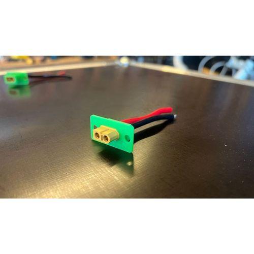 XT60 Erkek Panel Tipi Montaj 3D Baskı (Bu ürün Sadece Plastik parçadır - Almadan Önce Soru Sorabilirsiniz)