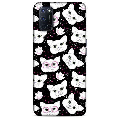 Lopard Oppo A72 Uyumlu Kılıf Kediler (30) Silicone Case Patiler