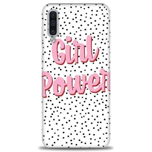 Samsung Galaxy A50 Kılıf HD Baskılı Kılıf - Girl Power + Tam Ekran Koruyucu