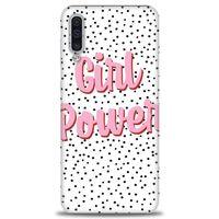 Samsung Galaxy A50 Kılıf HD Baskılı Kılıf - Girl Power + Tam Ekran Koruyucu