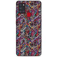 Retro (2) Desen Kabı Renkli Samsung Galaxy A21s Kılıf