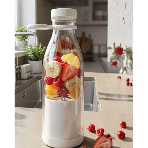 Kablosuz Taşınabilir Blender 380 Ml Smoothie Milkshake Meyve Karıştırıcı