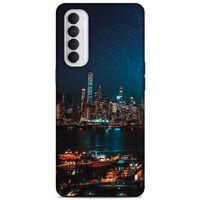 Lopard Oppo Reno 4 Pro Uyumlu Kılıf Gece'S (6) Silikon Kılıf Şehir
