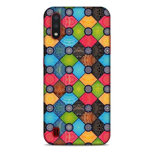 Ethnic Culture (22) Samsung Galaxy A01 Kılıf Silikon Kapak Desenli