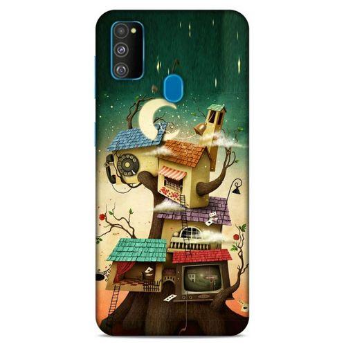 Lopard Samsung Galaxy M30s Uyumlu Kılıf Manipülasyon ☻ (43) Thin Fit Kılıf Baskılı