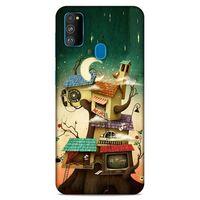 Lopard Samsung Galaxy M30s Uyumlu Kılıf Manipülasyon ☻ (43) Thin Fit Kılıf Baskılı
