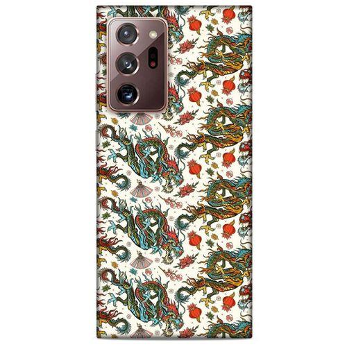 Samsung Galaxy Note 20 Ultra Kılıf Dragons (20) Koruyucu Kılıf Ejderha Japon
