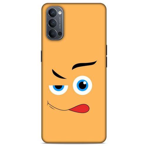 Emojix (53) Oppo Reno 4 Kılıf Silikon Kapak Desenli