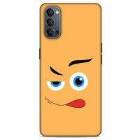 Emojix (53) Oppo Reno 4 Kılıf Silikon Kapak Desenli