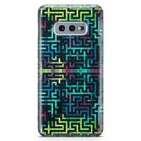 Samsung Galaxy S10e Kılıf Labirent Colorful Arka Kapak Koruma Desenli Full Koruyucu