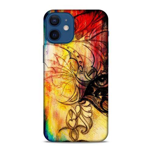 Lopard Apple iPhone 12 Mini Uyumlu Kılıf Manipülasyon ☻ (36) Glitter Kılıf Desenli