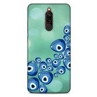 Nazarium (15) Desenli Silikon Kapak Xiaomi Redmi 8 Kılıf