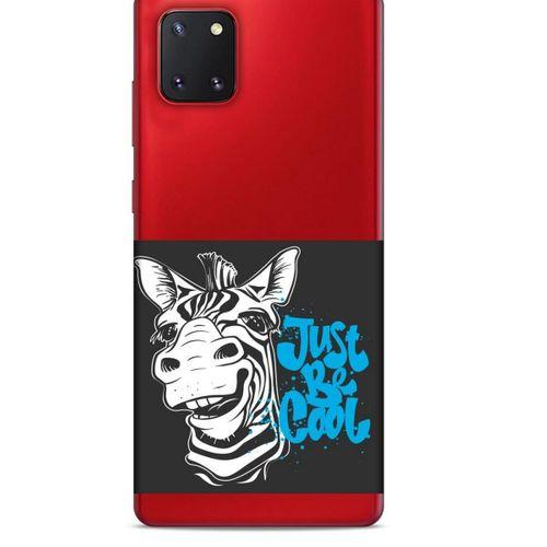 Zoologix (61) Samsung Galaxy Note 10 Lite Şeffaf Kılıf Silikon Desenli