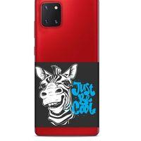 Zoologix (61) Samsung Galaxy Note 10 Lite Şeffaf Kılıf Silikon Desenli