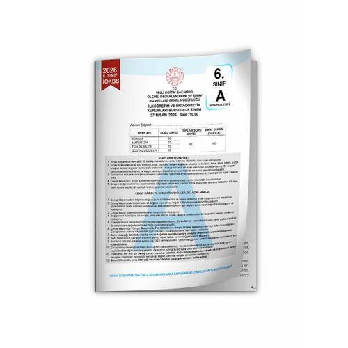 2026 6 Sınıf İOKBS BURSLULUK MEB Tıpkı Basım Çıkmış Soru Kitapçığı Video/PDF Çözümlü Türkiye Geneli