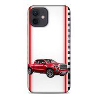 Lopard Apple iPhone 12 Uyumlu Kılıf PickUpX (2) Kabı Kırmızı