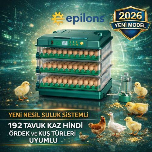 Fx-192 Model Tam Otomatik Kuluçka Makinesi –tüm Kanatlı Hayvanlara Uyumlu Yeni Nesil Su Hazneli Süngerli Sistem