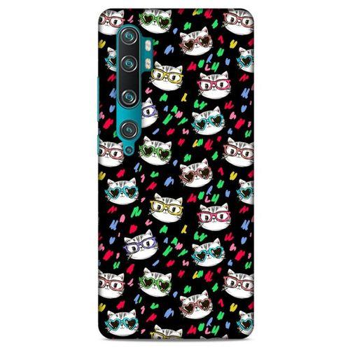 Lopard Xiaomi Mi Cc9 Pro Uyumlu Kılıf Kediler (26) Tpu Silikon Kılıf Karışık Renkli