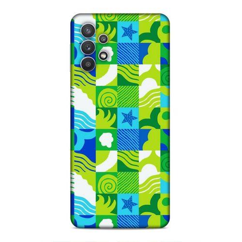 Samsung Galaxy A32 Uyumlu Kılıf Insomnia (46) Core Armor Kılıf Laci Yeşil