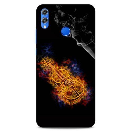 Lopard Huawei Honor 8x Uyumlu Kılıf FireX (8) Baskılı Kılıf Keman