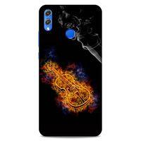 Lopard Huawei Honor 8x Uyumlu Kılıf FireX (8) Baskılı Kılıf Keman