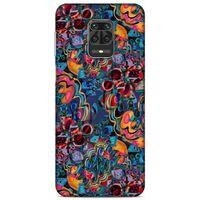 Lopard Xiaomi Redmi Note 9 Pro Uyumlu Kılıf Soyut Sanat (28) Desenli Arka Kapak