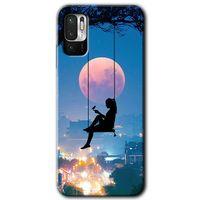 Xiaomi Redmi Note 10 5G Kılıf HD Desen Baskılı Arka Kapak + Temperli Cam - Yalnız Kadın