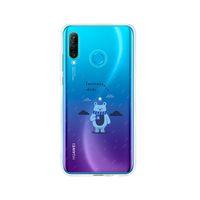Huawei P30 Lite İncinmişsin Dedi Desenli Premium Şeffaf Silikon Kılıf