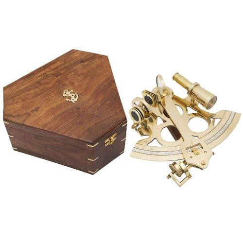 DENİZCİLİK GRUBU-Marine Pirinç Aksesuar-SEXTANT-21,5x19x11 CM-JTTR2709