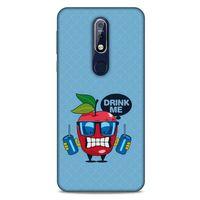 Frutix Elma 02 Nokia 7.1 Kılıf Desenli Silikon