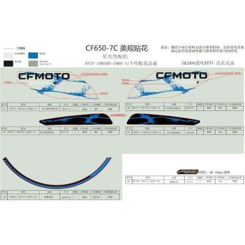CF MOTO Cf Moto 1Cf 650Nk Euro 4 Abs Etıket (Arka Karenaj Sag) (2022)