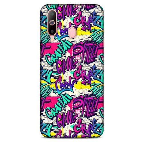Graffitix (29) Desenli Silikon Kapak Samsung Galaxy A60 Kılıf