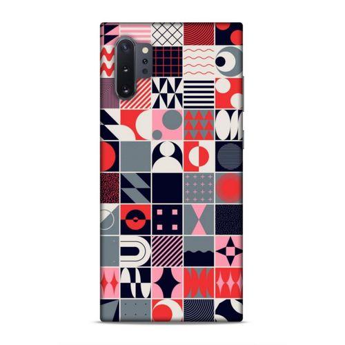 Samsung Galaxy Note 10 Plus Uyumlu Kılıf Insomnia (26) Tpu Silikon Kılıf Kırmızı Krem