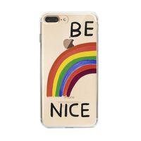 iPhone 8 Plus Be Nice Premium Şeffaf Silikon Kılıf