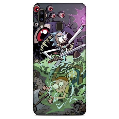 Samsung Galaxy A20 Uyumlu Kılıf Rick And Morty (25) Antişok Kapak Tricia Lange