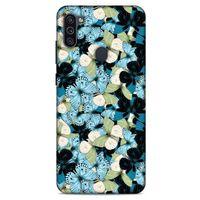 Samsung Galaxy M11 Kılıf Kelebek Etkisi (26) Tpu Silikon Kılıf Sarı Kırmızı