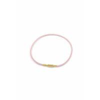 Çelik Hasır İp Bileklik - Pembe