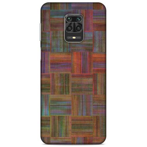 Lopard Xiaomi Redmi Note 9S Uyumlu Kılıf Wood'X (48) Bumper Kılıf Desenli