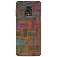 Lopard Xiaomi Redmi Note 9S Uyumlu Kılıf Wood'X (48) Bumper Kılıf Desenli