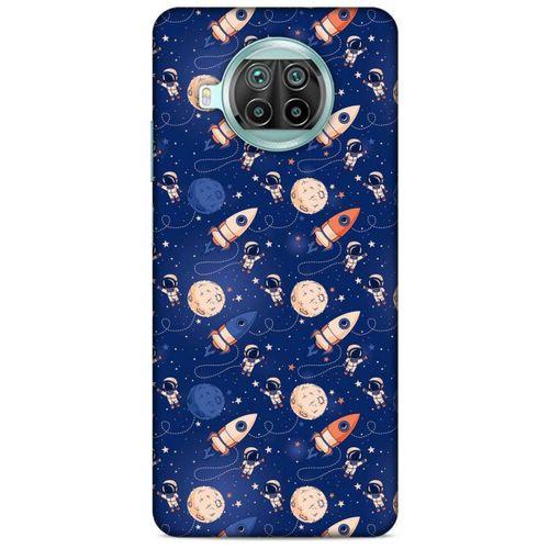Xiaomi Mi 10T Lite 5G Uyumlu Kılıf Mavi Delisi (30) Silicone Case Galaksi