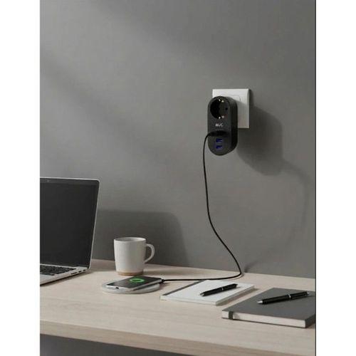 Ftr-07 2xusb 1xtypec Termal Akım Korumalı Isıya Dayanıklı Tekli Priz