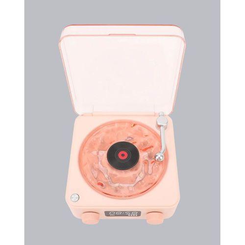 Gece Lambası Stereo Bluetooth Hoparlör Dijital Saat Su Dalgası Efektli 3-ü-1 Cihaz