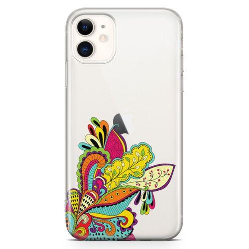 Apple iPhone 11 Kılıf Hint Süsleri Arka Kapak Koruma Desenli Full Koruyucu