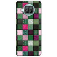Xiaomi Mi 10T Lite 5G Kılıf Patchwork (34) Slim Armor Kılıf Yeşil Fuşya