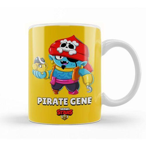 Brawl Stars Pırate Gene Kupa Bardak Porselen