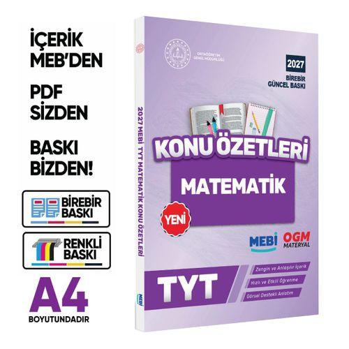 2027 YKS-TYT MEBİ-OGM Pratik Konu Özet Kitap SETİ RENKLİ A4 Boyut Görsel Destekli BASKI ÜCRETİ