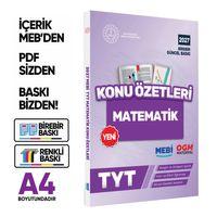 2027 YKS-TYT MEBİ-OGM Matematik Pratik Konu Özet Kitabı RENKLİ A4 Boyut Görsel Destekli BASKI ÜCRETİ