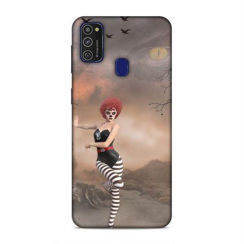 Samsung Galaxy M21 Kılıf Palyaco Kiz Arka Kapak Silikon Koruma Full Koruyucu