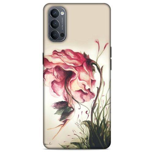 Y.Liva-2021 Özel Seri Gül Döktüm Oppo Reno 4 Kılıf Silikon Kapak